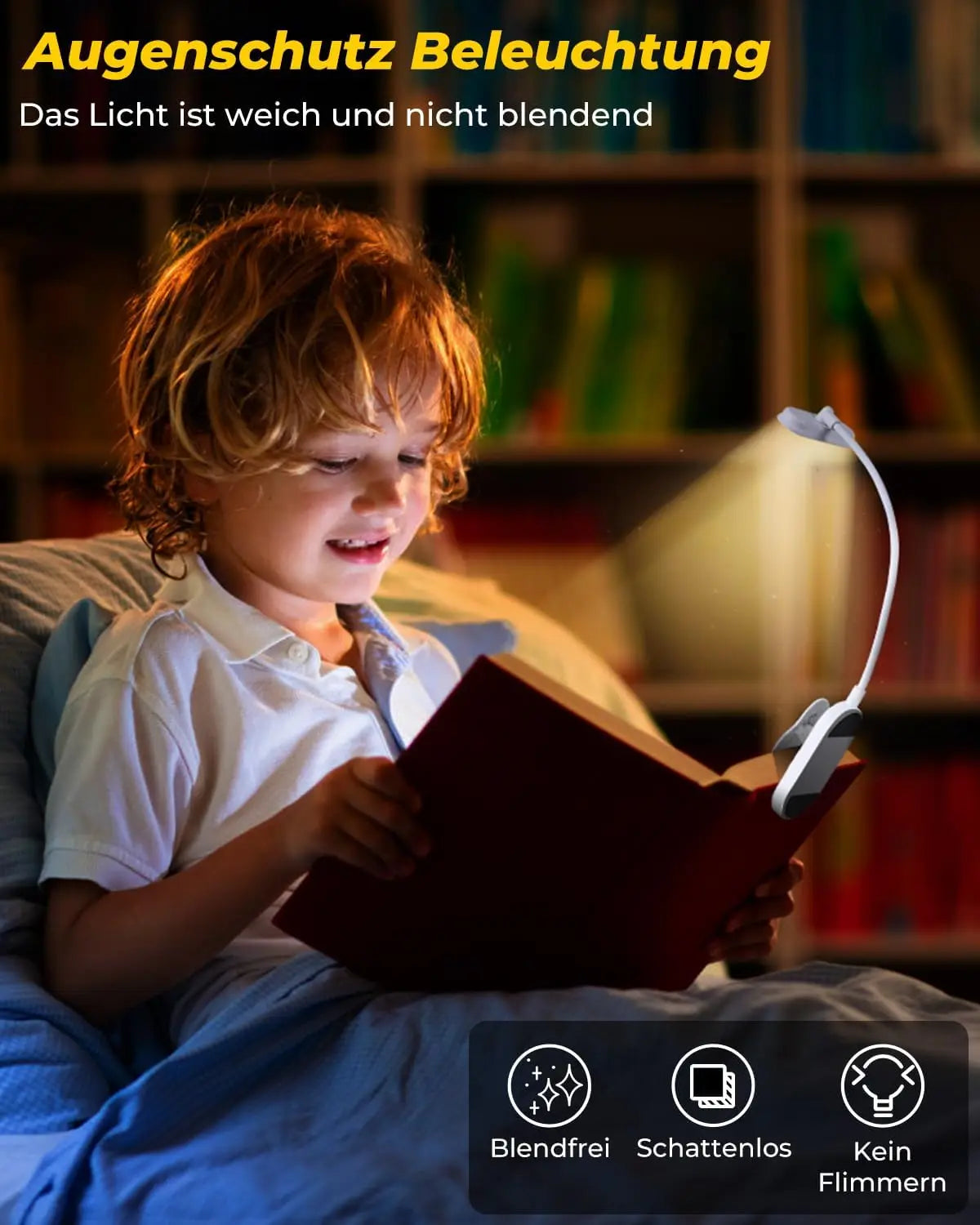 USB Rechargeable LED Book Light