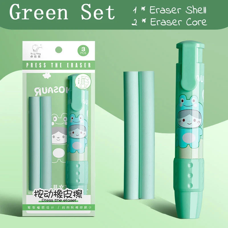 3-in-1 Retractable Eraser Pen