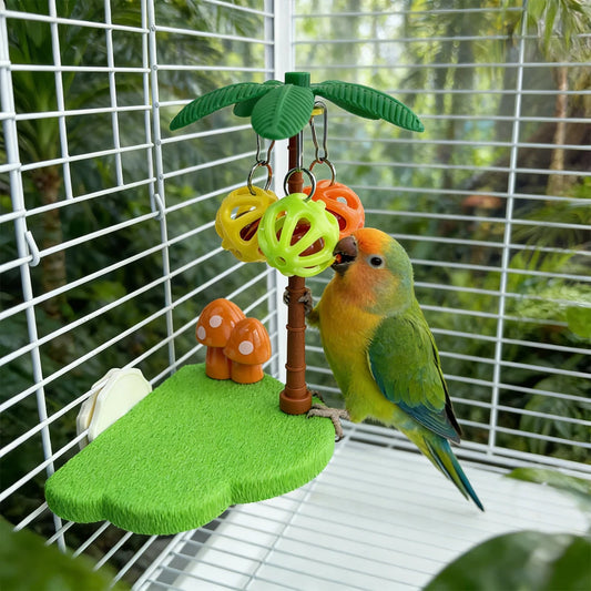 Tropical Bird Perch Platform Toy