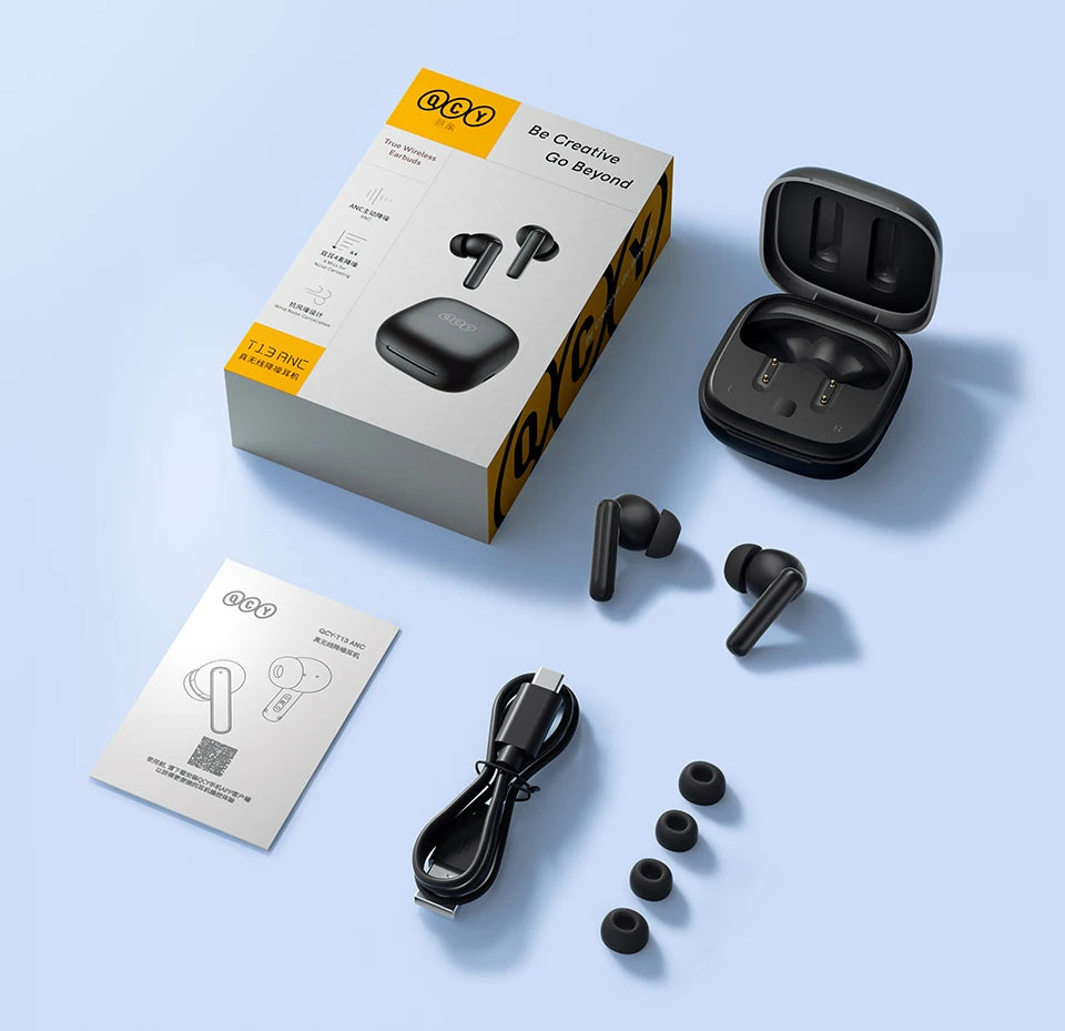 Bluetooth 5.3 Noise Cancelling Earphones with 30-Hour Battery