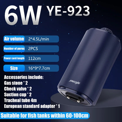 Silent Aquarium Oxygen Air Pump