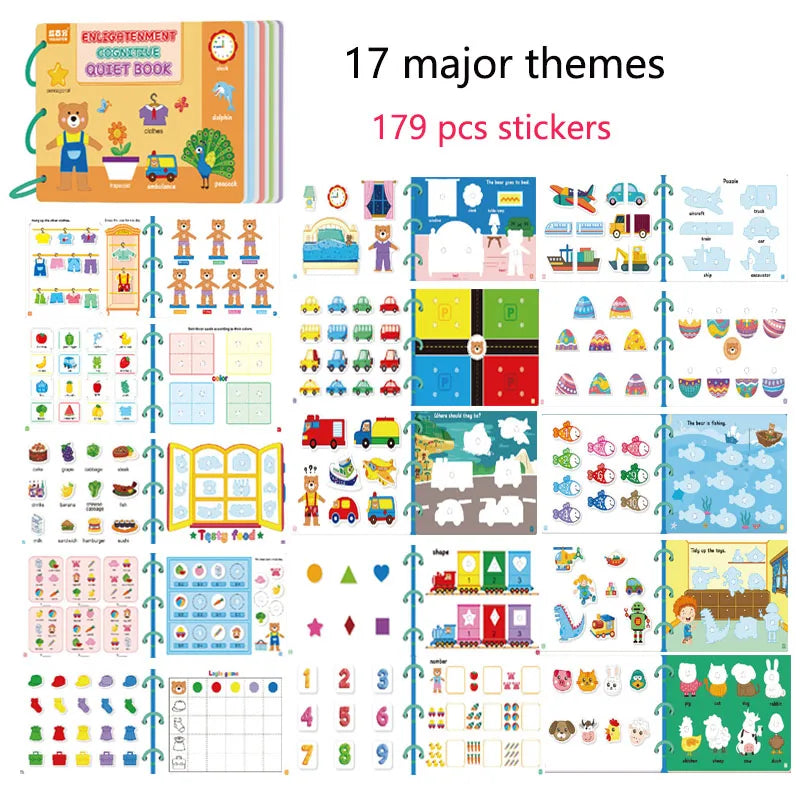 Children Busy Book Montessori For Toddler