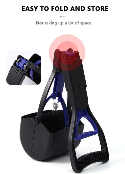 Foldable Long Handle Dog Pooper Scooper