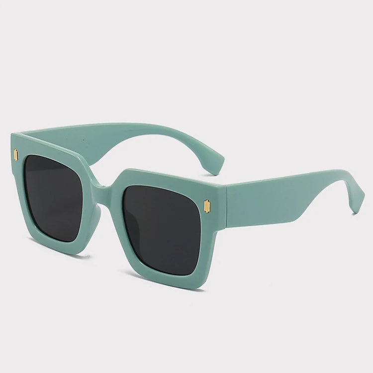 Classic Luxury Brand Designer Big Frame Square Sunglasses