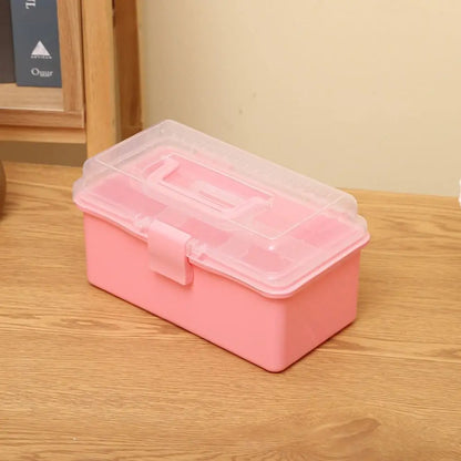 2/3 Layer Plastic Storage Box Organizer