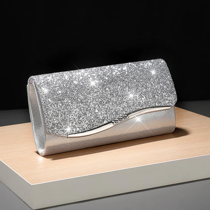 Sequin Evening Clutch Bag