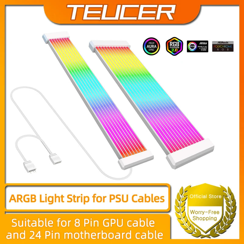 PC RGB Light Strip Cable Extension