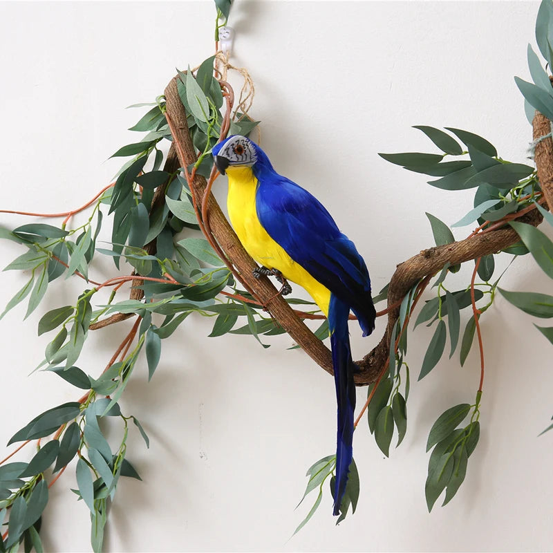 Realistic Artificial Parrot Ornament