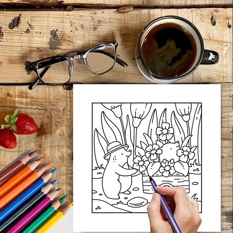 Cutie Style Adult Coloring Book