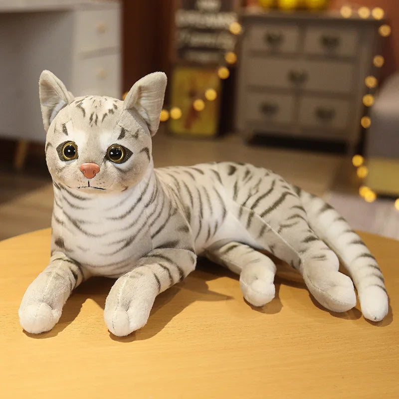 Lifelike Cat Plush Toy