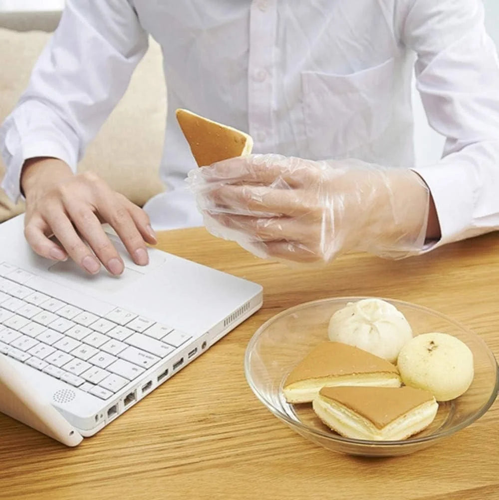 Disposable Food Handling Gloves for Cooking, Baking & Kitchen Cleaning