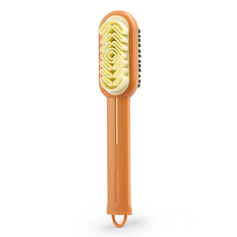 Long-Handle Double-Sided Suede & Shoe Cleaning Brush