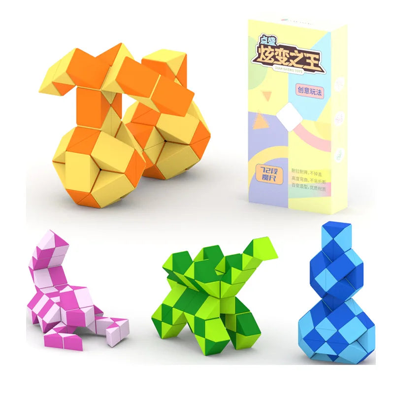 DianSheng Rainbow Magic Ruler Snake Puzzle
