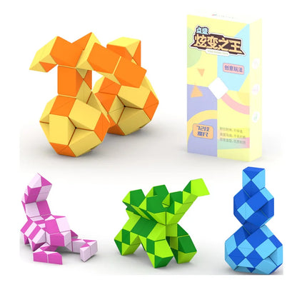 DianSheng Rainbow Magic Ruler Snake Puzzle
