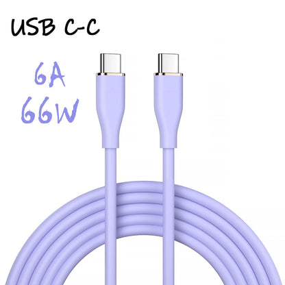 66W USB-C Silicone Cable