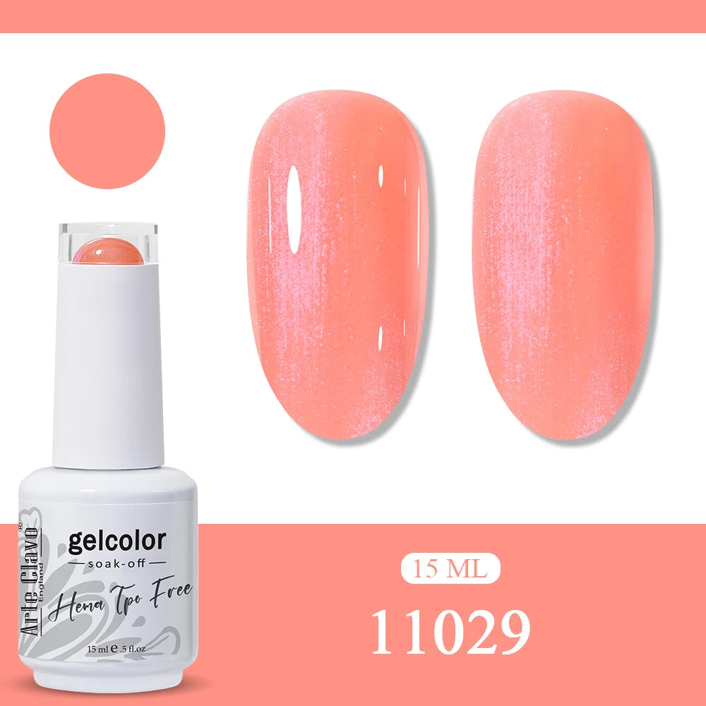Arte Clavo Orange Gel Nail Polish