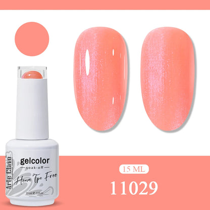 Arte Clavo Orange Gel Nail Polish