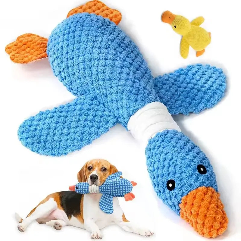 Interactive Goose Plush Dog Toy