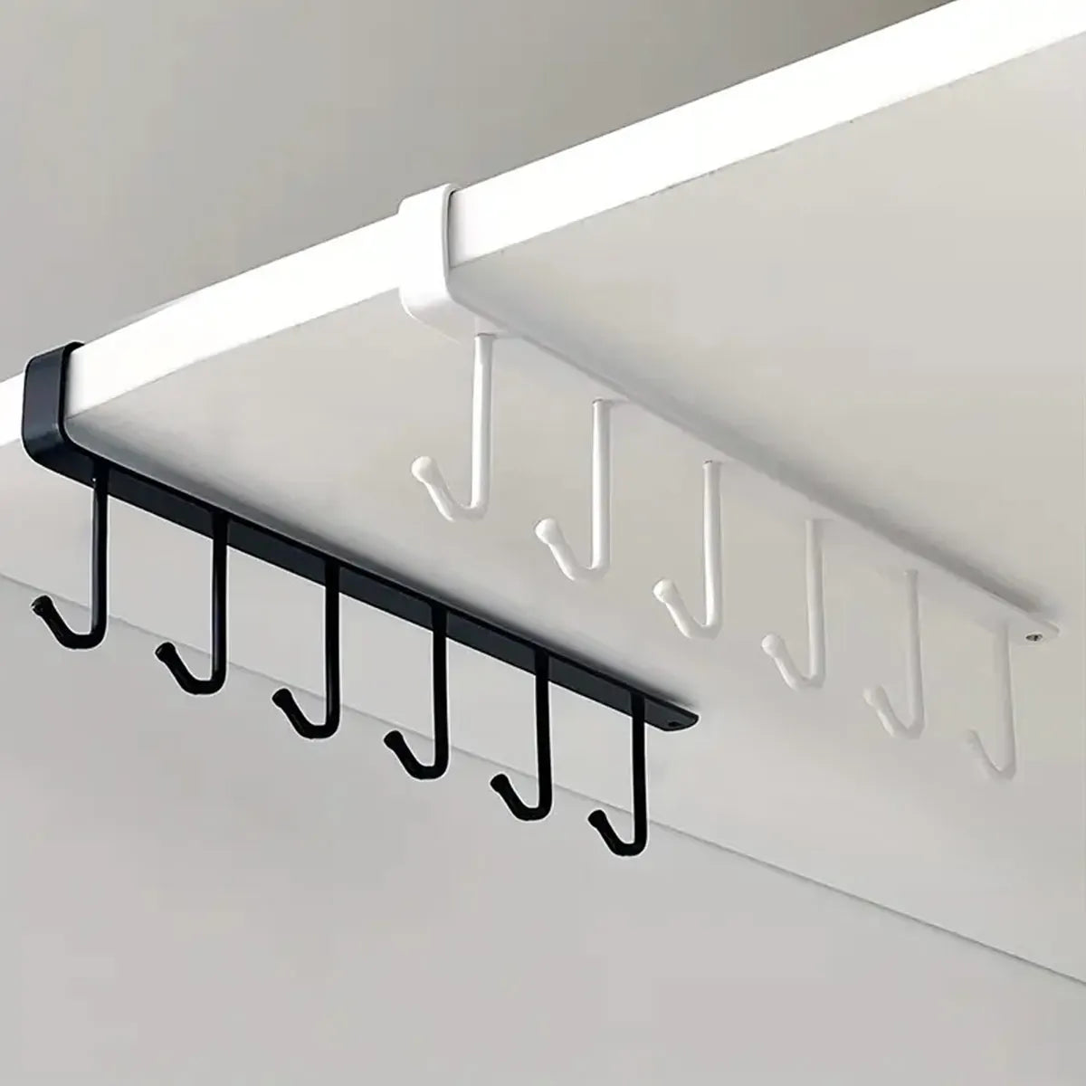 Iron Under-Shelf Storage Hook Rack
