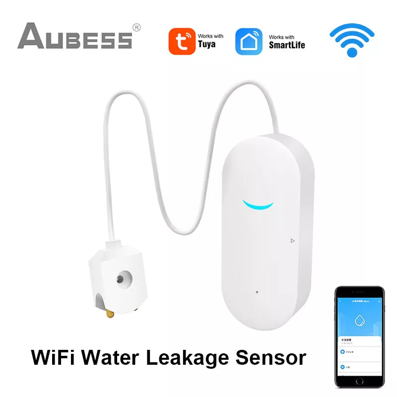 Aubess Tuya WiFi Water Leakage Detector