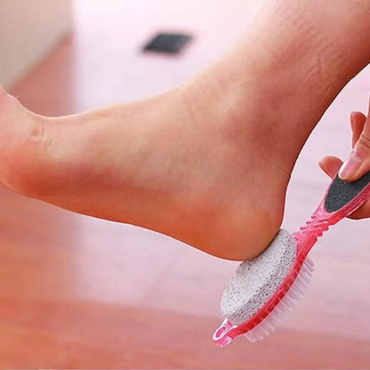 4-in-1 Pedicure Foot Care Tool with Pumice & Callus Remover
