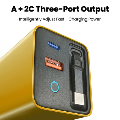 Elough 80W GaN Fast Charger with Multi-Port Cable