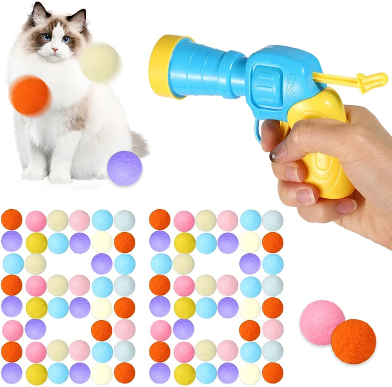 Interactive Cat Ball Launcher Toy