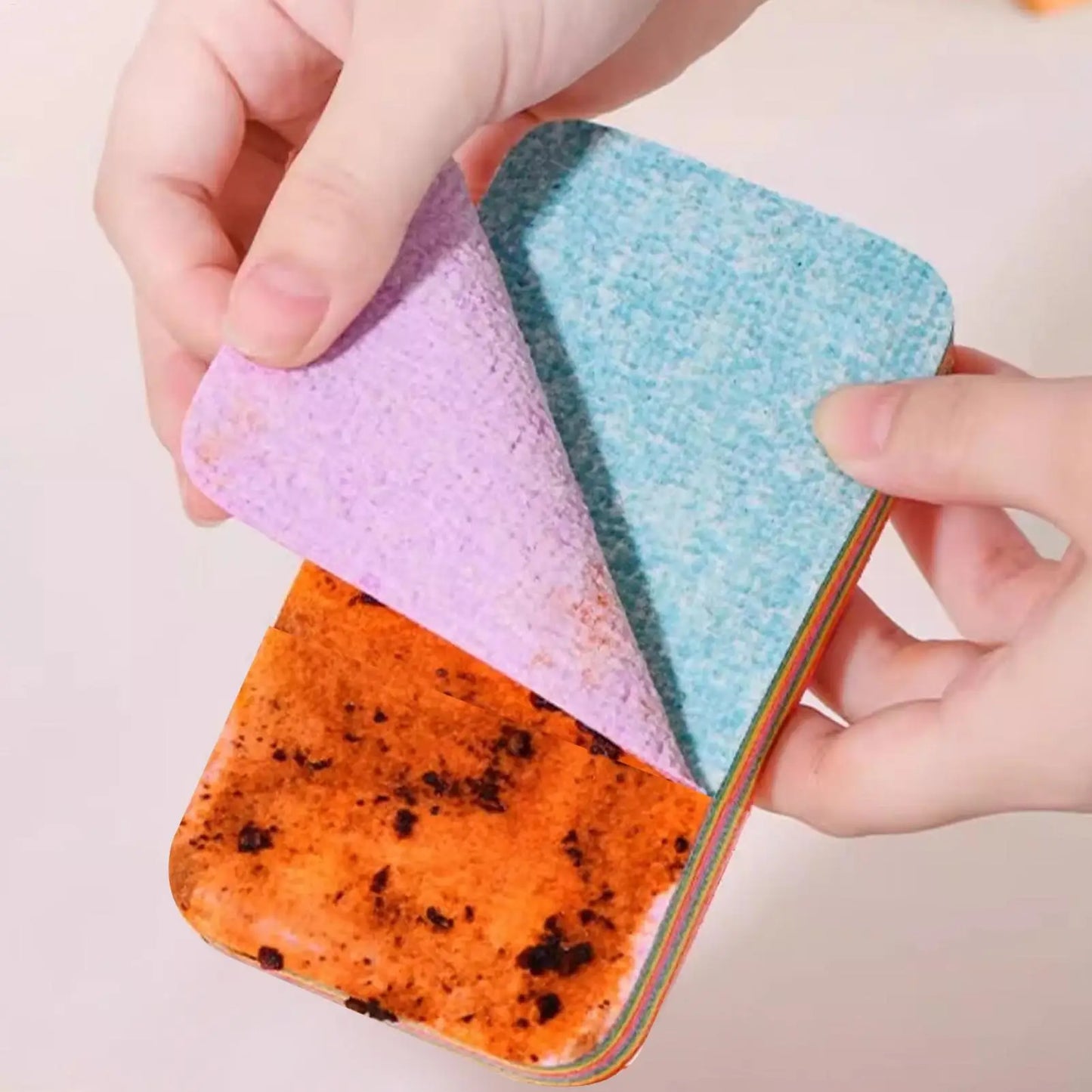 Peelable Layer Cleaning Sponge