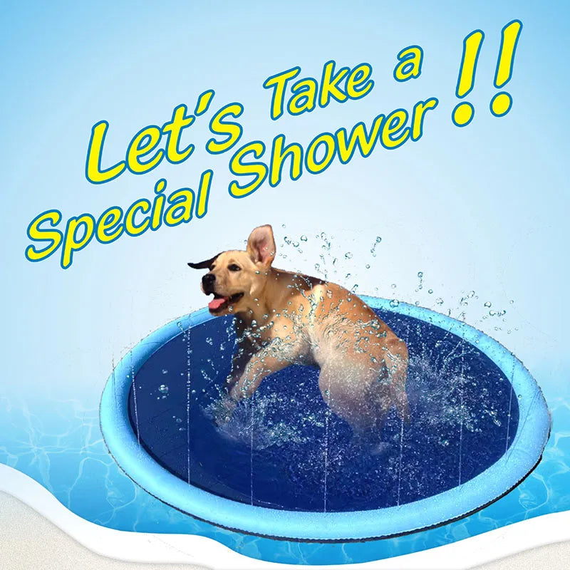 Interactive Dog Water Spray Splash Mat