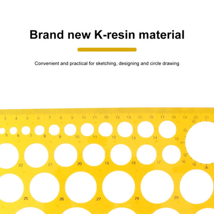 Circle Template Drawing Ruler