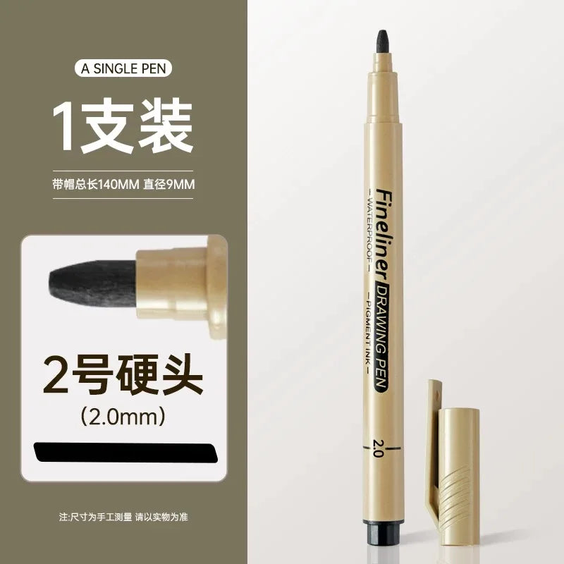 Waterproof Black Fineliner Drawing Pen