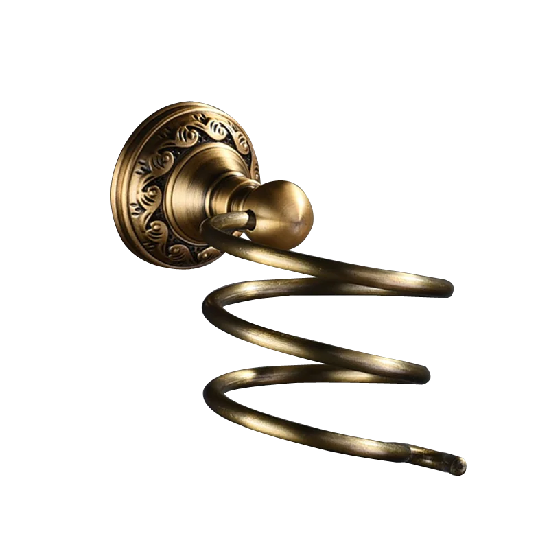 Antique Brass Bathroom Accessories Set