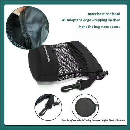 Golf Ball Storage Bag with Drawstring Closure