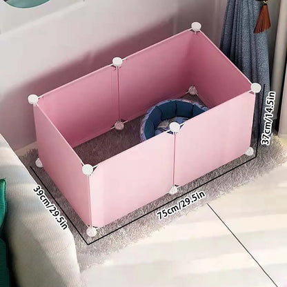 Small Dog Indoor Cage with Protective Fence