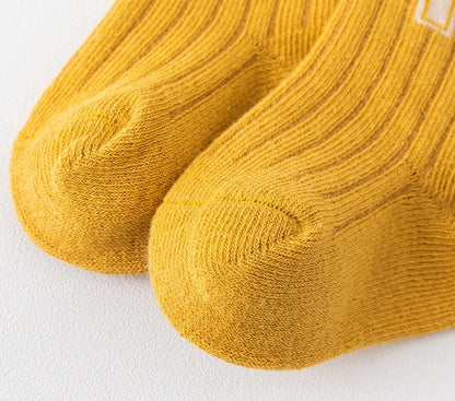 Knit Soft Letter Baby Socks