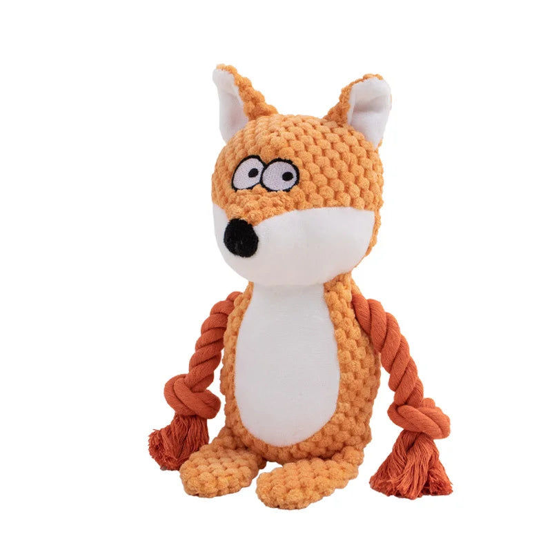 Animal Plush Squeaky Dog Toy