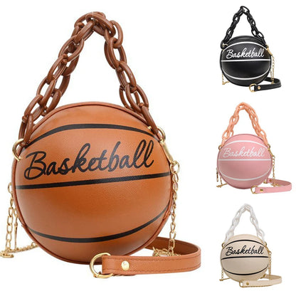 Ball Round Basketball Shape Small Handbag