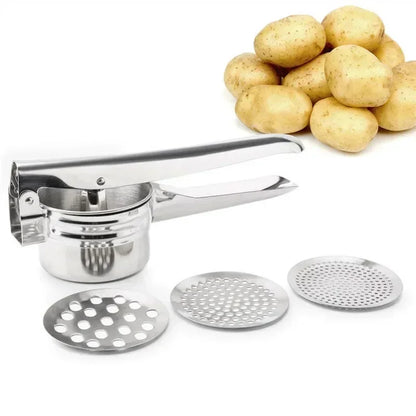 Stainless Steel Potato Ricer & Vegetable Press