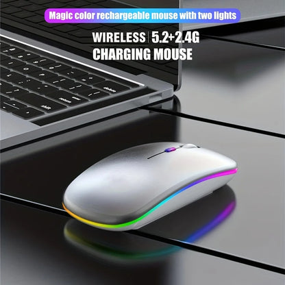 Rechargeable Bluetooth & 2.4GHz Wireless Mouse
