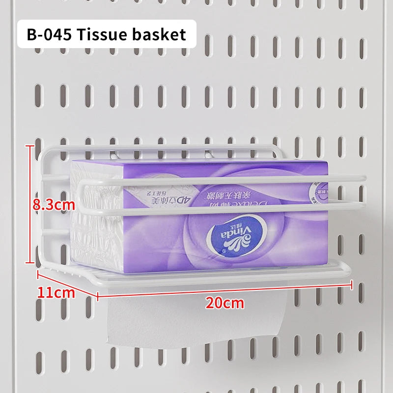 Adjustable Desktop Pegboard Organizer