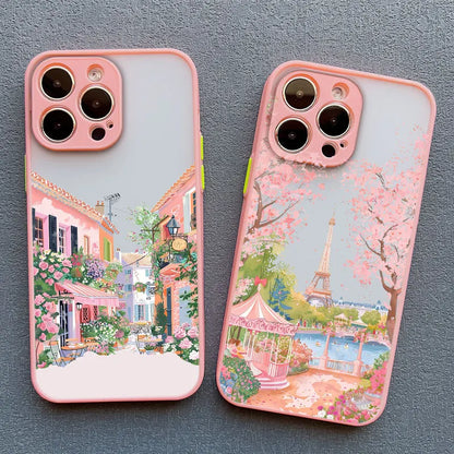 iPhone Case Illustrated Townscape