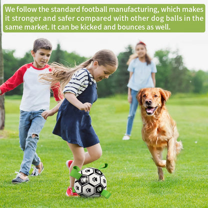 Dog Soccer Ball with Straps