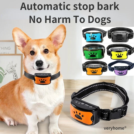 USB Rechargeable Anti Barking Dog Training Collar
