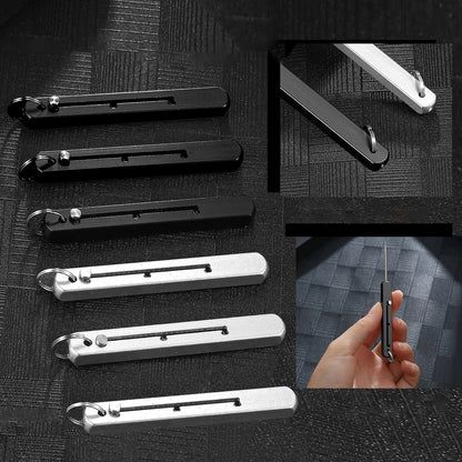 Portable Titanium Toothpick with Pocket Holder