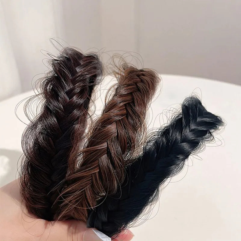 Synthetic Braided Hair Band for Women