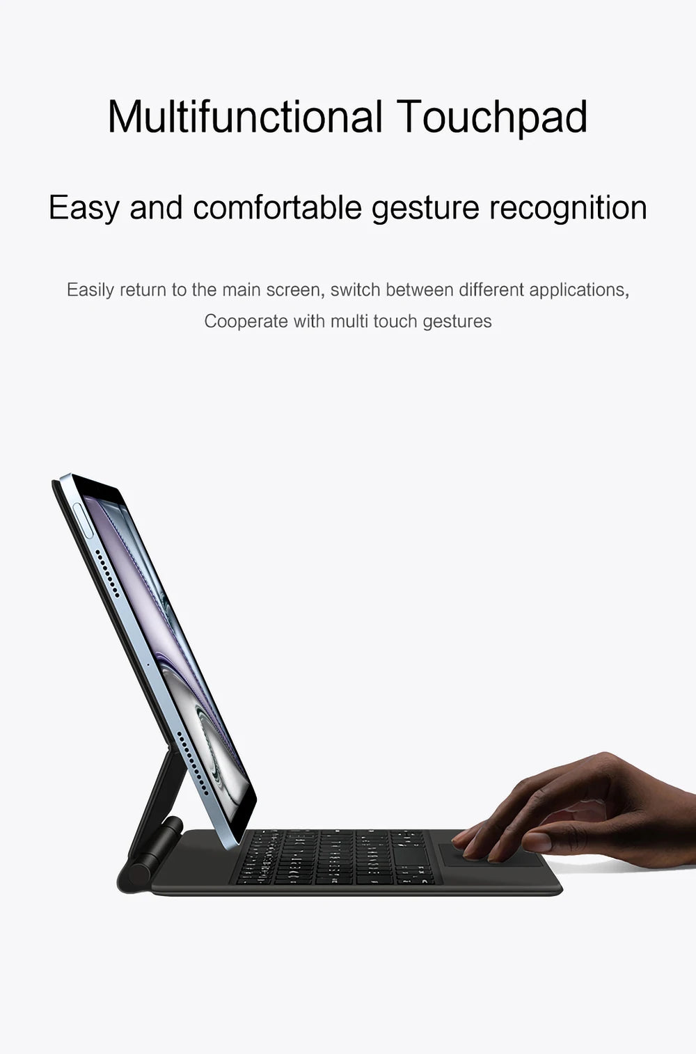 Backlit Keyboard Case with Trackpad for iPad Air & iPad Pro