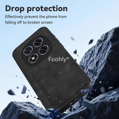 Magnetic Nubuck Leather Case for Redmi