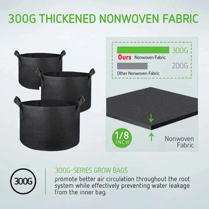 Fabric Grow Bags for Vegetables, Flowers & Herbs