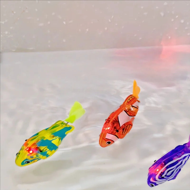Light-Up Swimming Fish Bath Toy
