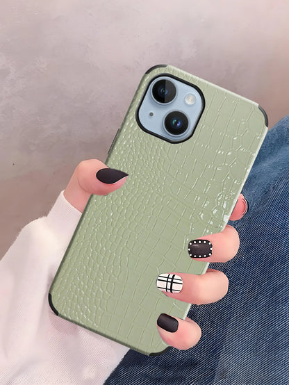 Luxury Crocodile Leather Phone Case